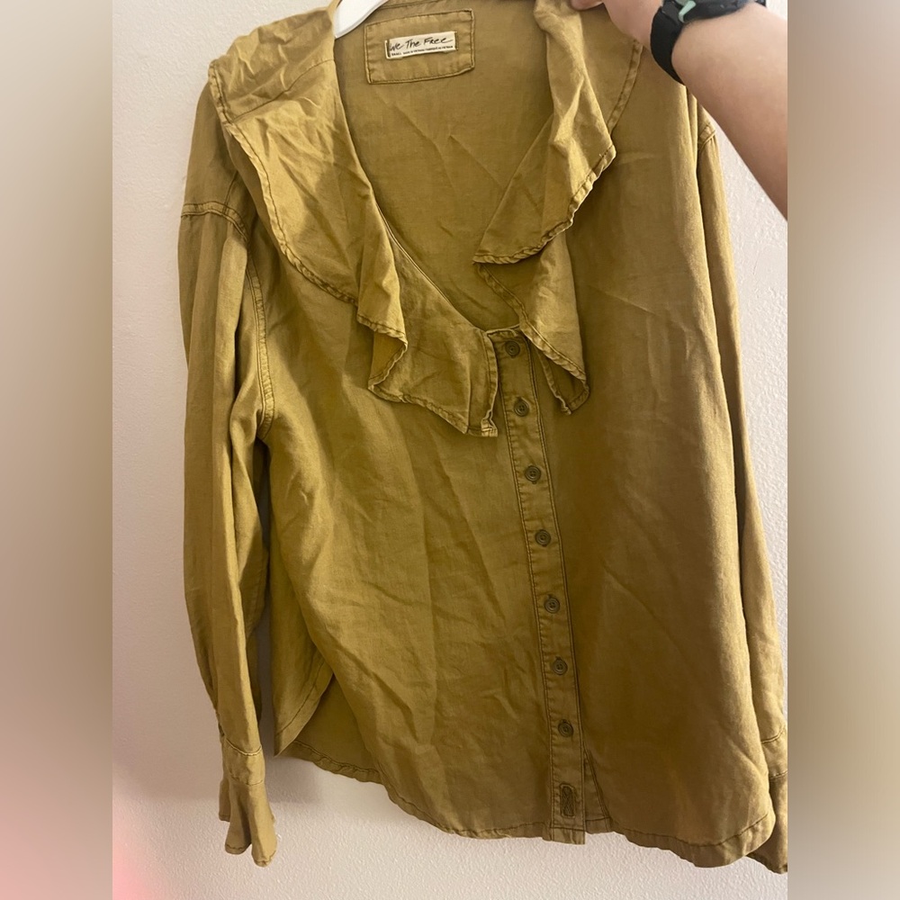 Free people linen shirt